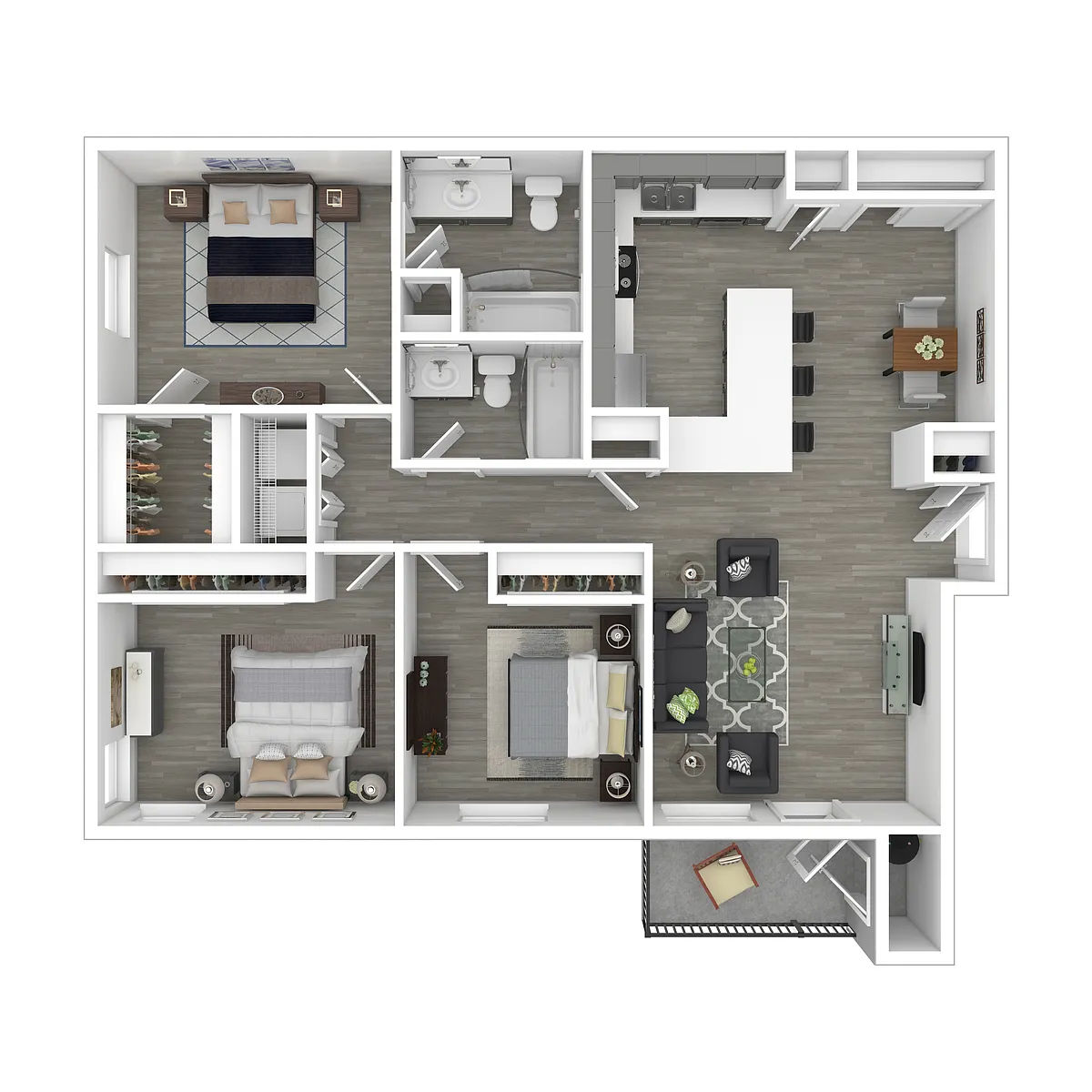 Floor plan Phase 1-3x2-1146- Classic