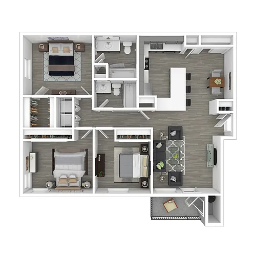 Floor plan Phase 1-3x2-1146- Partial Renovation