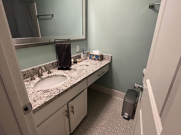 Private bathroom attached to bedroom