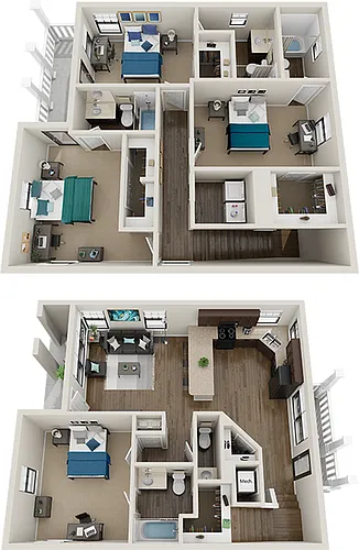 Floor plan 4X45
