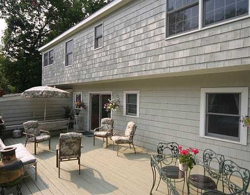 Deck off the kitchen