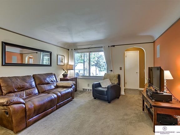 Functioning fireplace and built ins