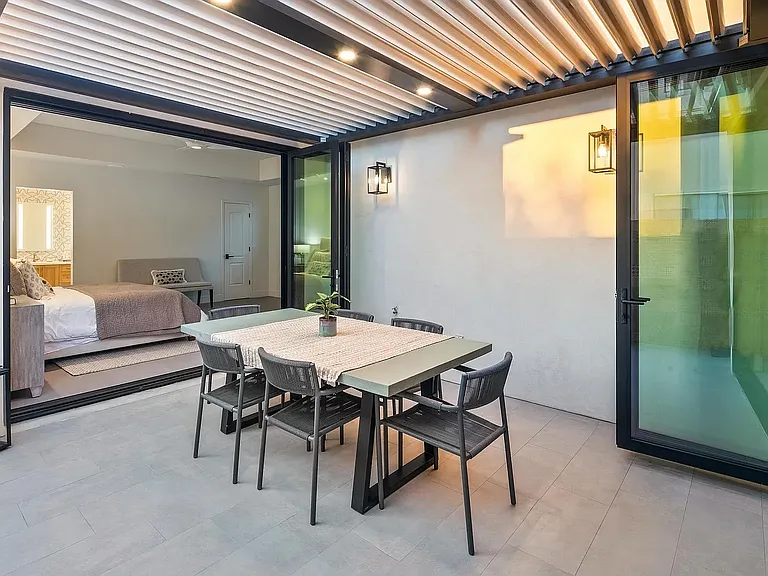 Covered Outdoor Dining Area