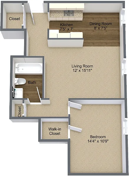 Floor plan STANDARD-DELUXE