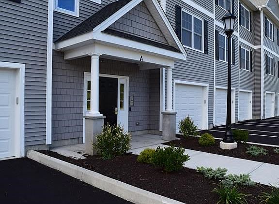 Secure building has intercom-enabled visitors entry. Garages