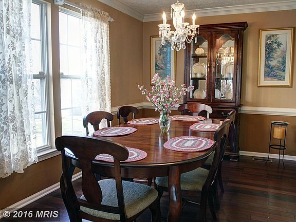 Formal Dining Room with Schonbec Chandelier
