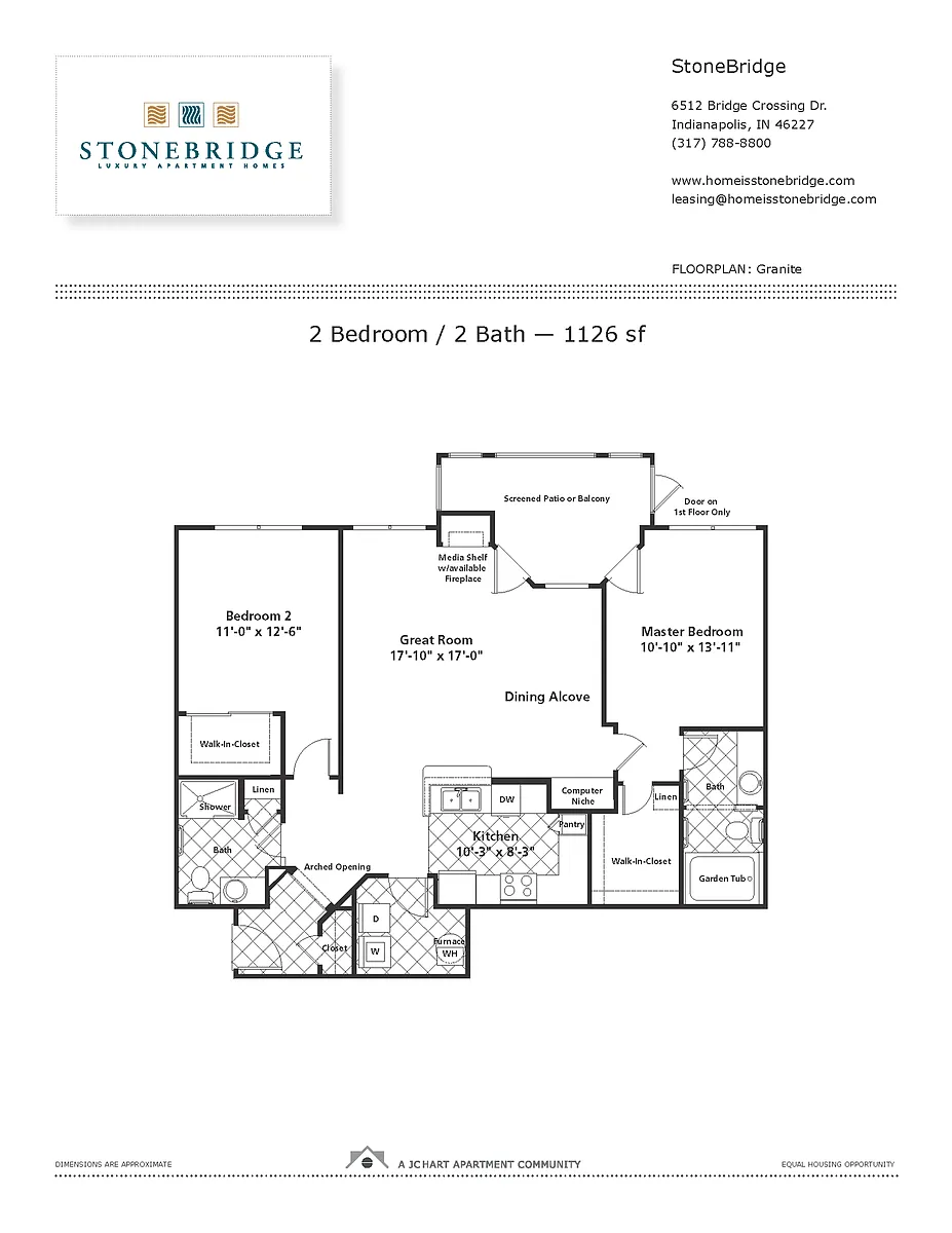 Floor plan Granite I3 2.2