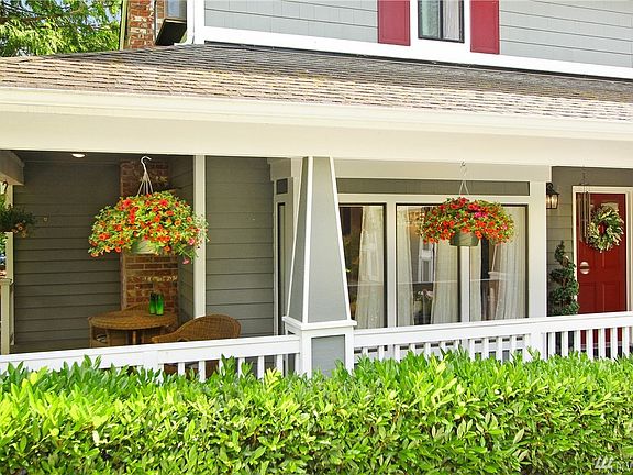 Spacious front porch with a great sitting area.