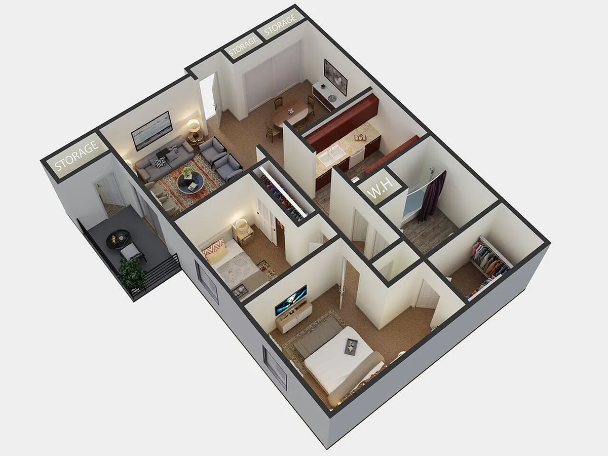 Floor plan The Huntington