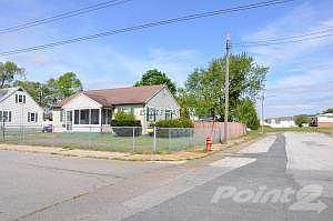 Fenced in corner lot