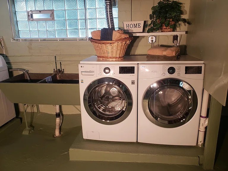 Meet your washer and dryer. What a lovely couple, you might become best friends.