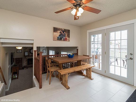 Kitchen and eating area