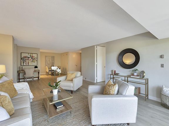 Staged living room