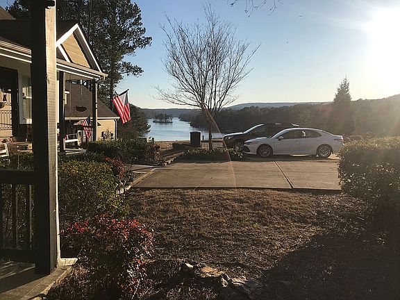View of lake from front yard
