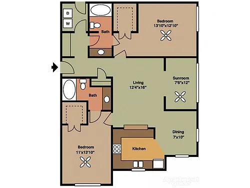 Floor plan B4