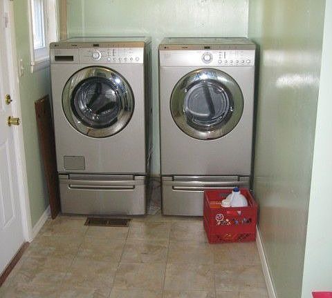 Remodeled utility room