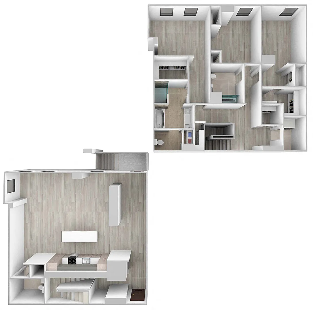 Floor plan 73 E. Banks St. (3BR/2.5BA)