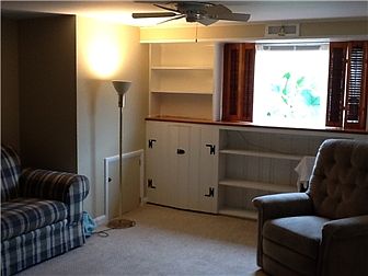 Family Room with Built-Ins