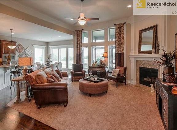 Wellington Open Great Room to Wonderful Kitchen - Photo of Model - Floorplan may not be exact