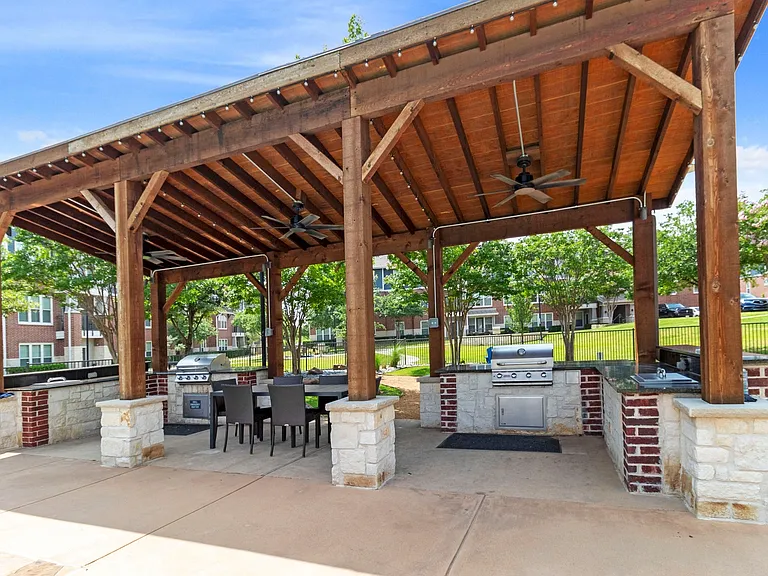 Cabana for entertaining and lounging.