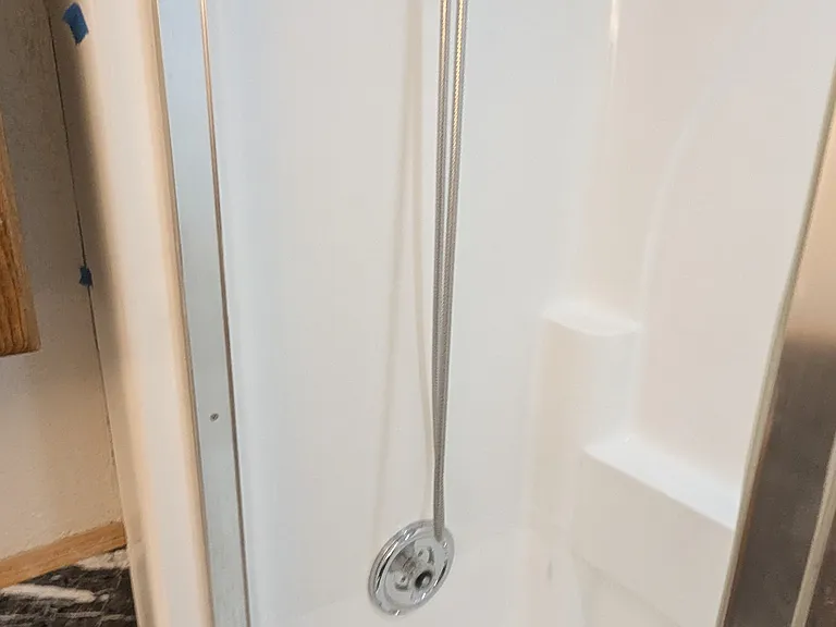 Steam shower.