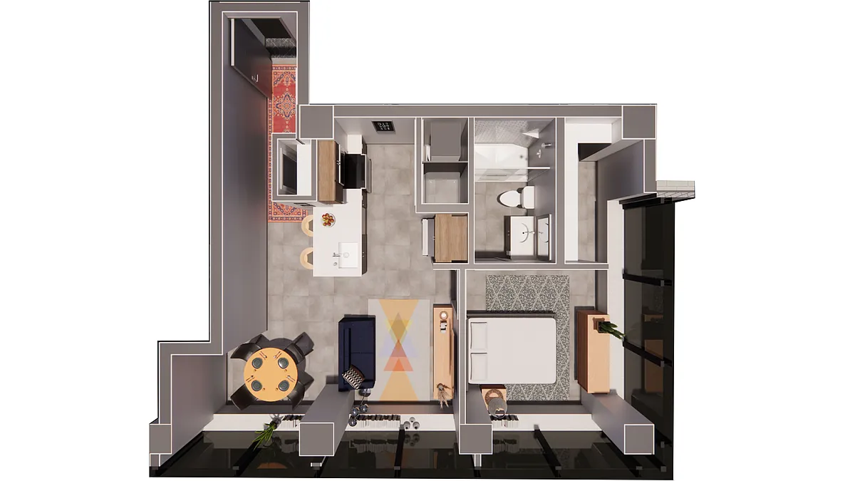 Floor plan The Riley