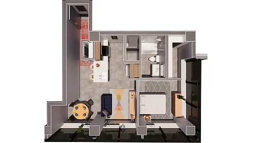 Floor plan The Riley