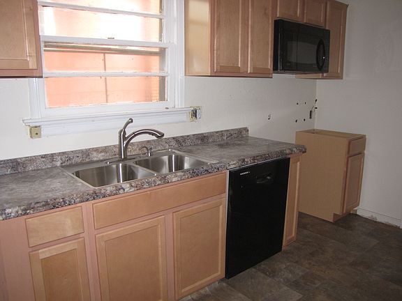 Brand new cabinets in kitchen