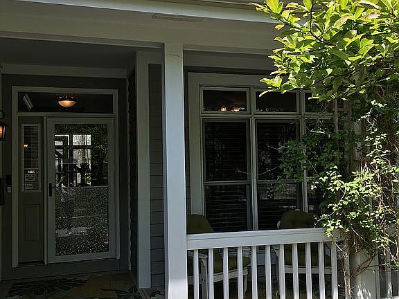 Inviting front porch