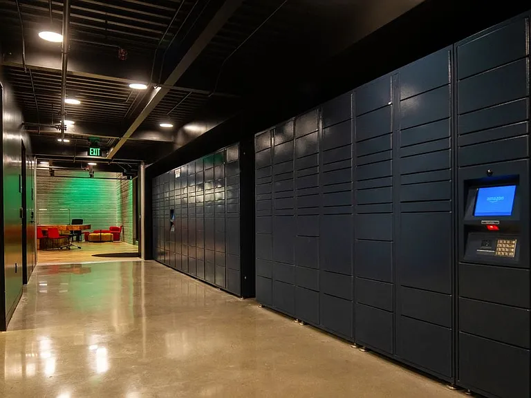 Amazon Hub package lockers for convenient 24/7 delivery and pickup
