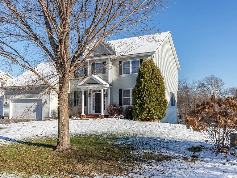 Front of home as seen from the street.