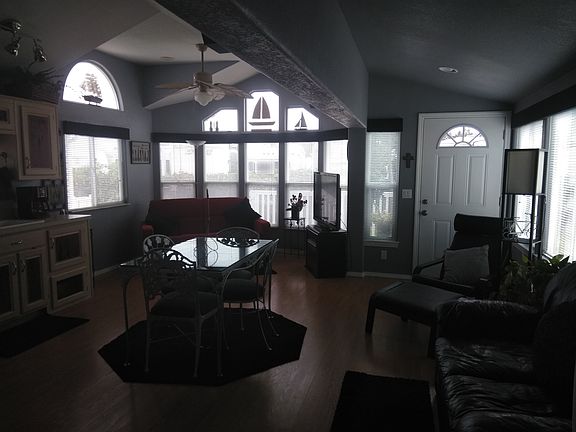 Open living and kitchen