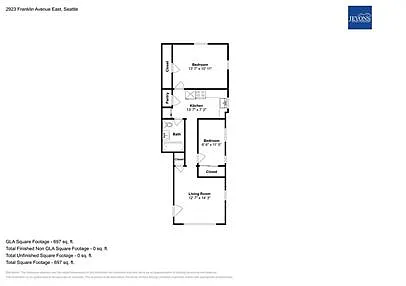 Floor plan 4B - Lower floor