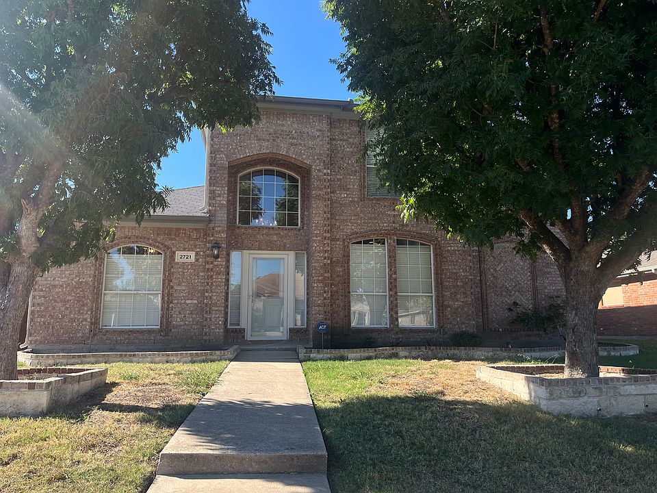 The front of the home