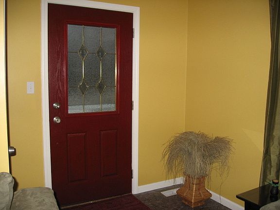 Guests will enter the home through the vestibule at the front entrance.