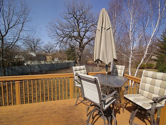 deck overlooking rear yard