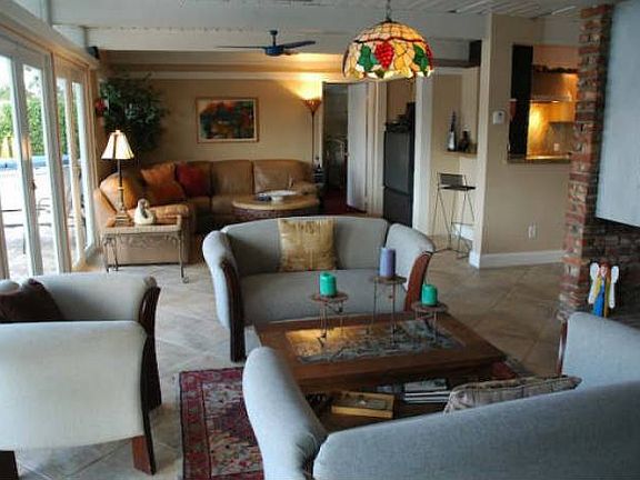 living and family rooms