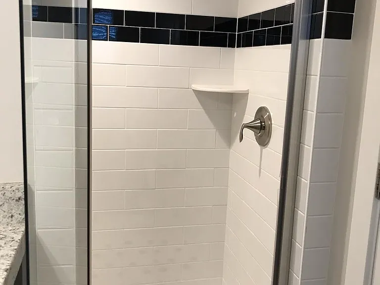 Master shower