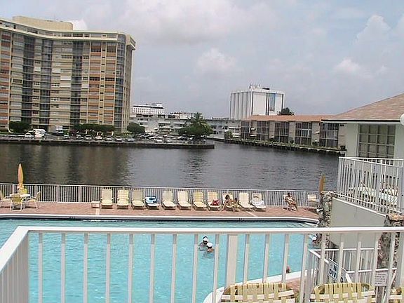 Communit Pool With An Inter Coastal View