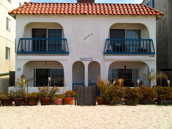 Building Directly on Beach Front View