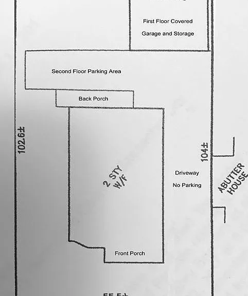 Property lines.
