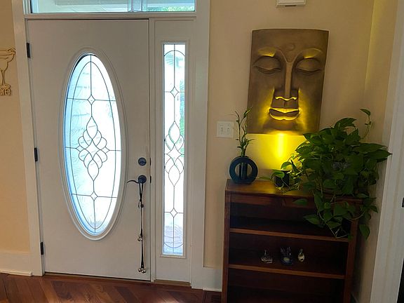 Just inside the front door. Remember that this will be rented UNFURNISHED.