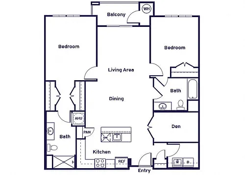 Floor plan B3D_RiverwoodsLakeRidge