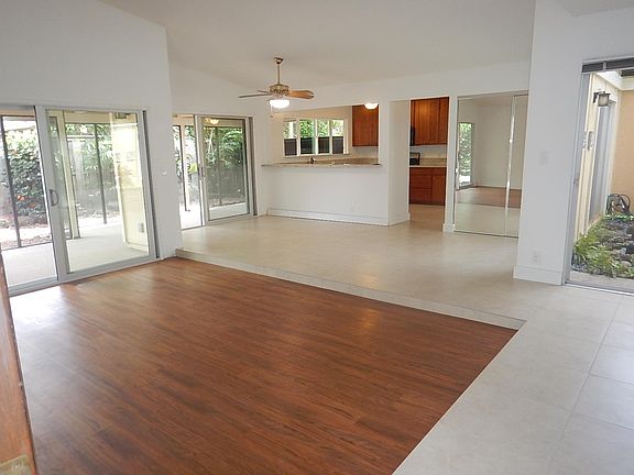 Open floor plan with cathedral ceilings and high-end finishes