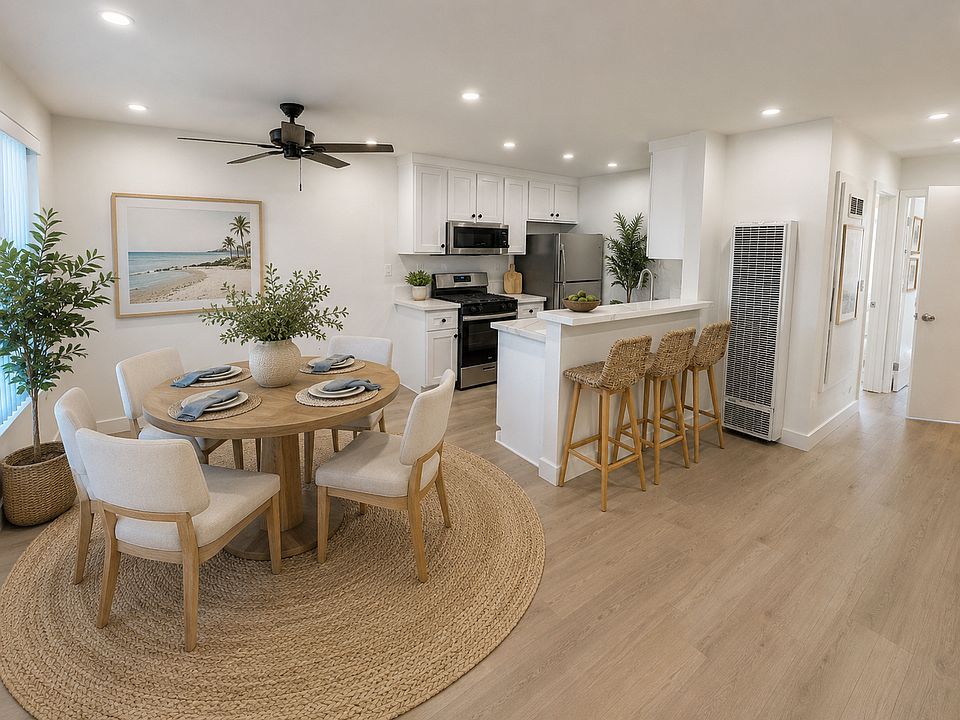 This photo is virtually staged and the apartment does not come furnished!
