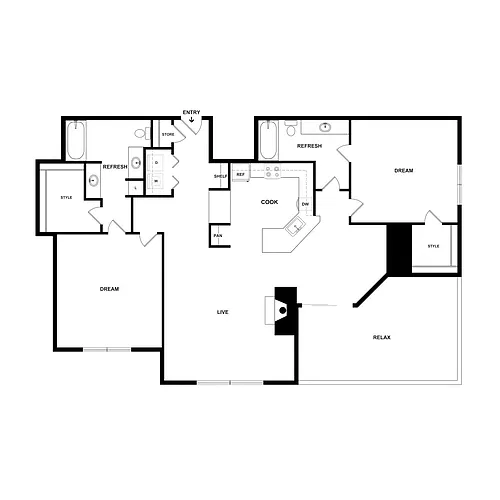 Floor plan B2 Reeves