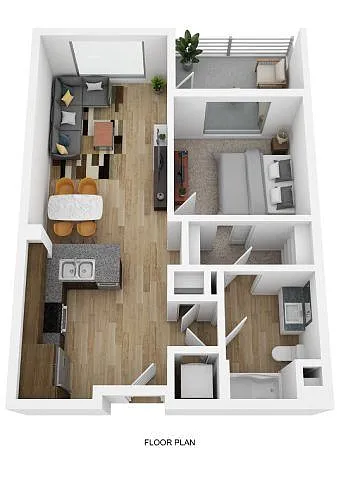 Floor plan A1B-E