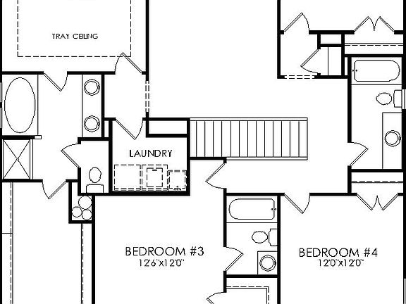 floor plan second level