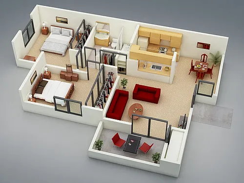 Floor plan The Retreat