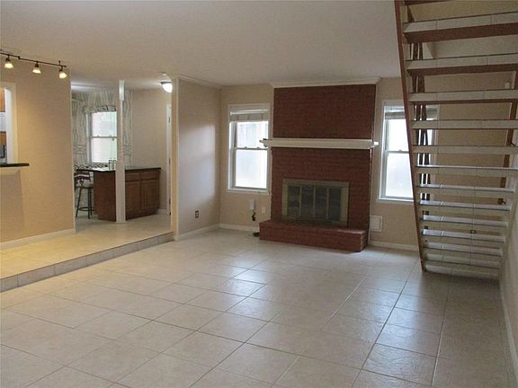 Front entrance view from dining/living room area